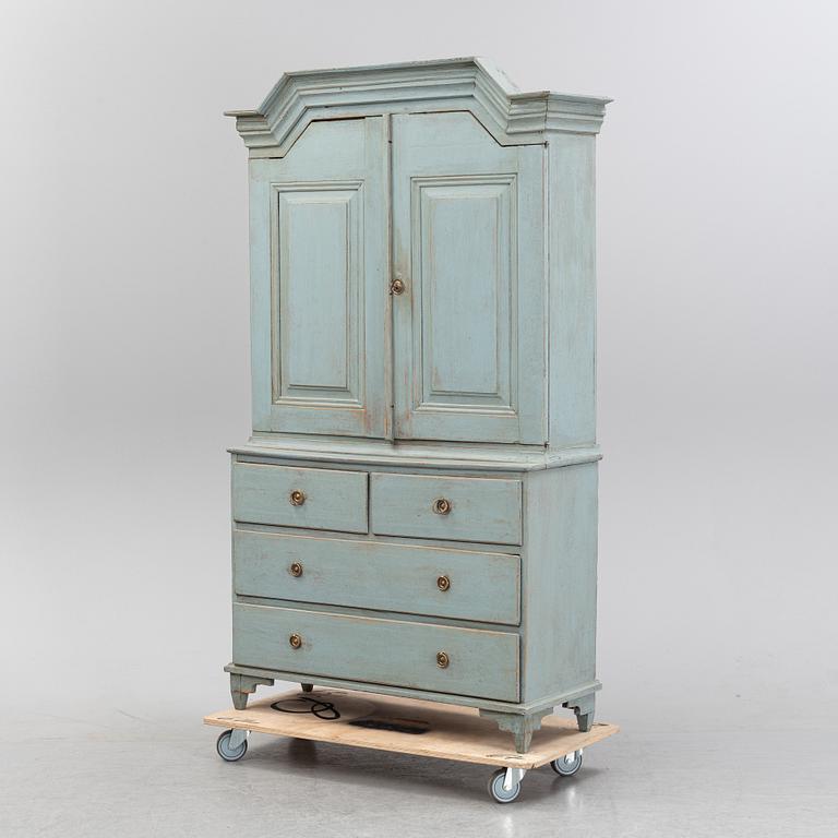 A compostite cabinet 18th and 19th Century.