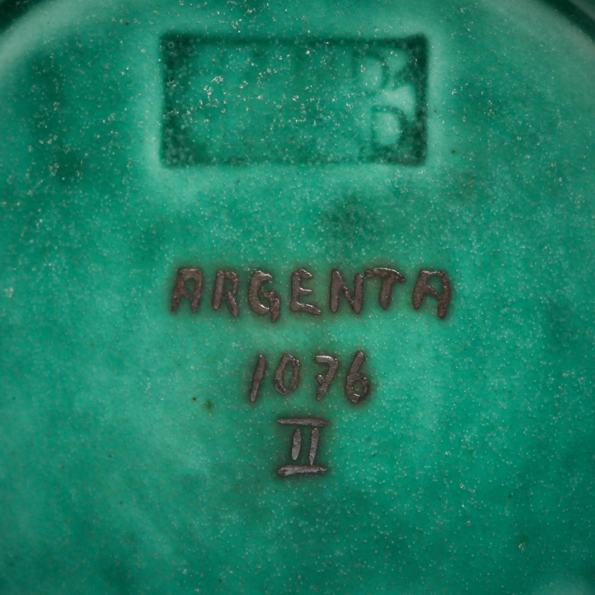 VAS. Stengods. "Argenta", Wilhelm Kåge, Gustavsberg.