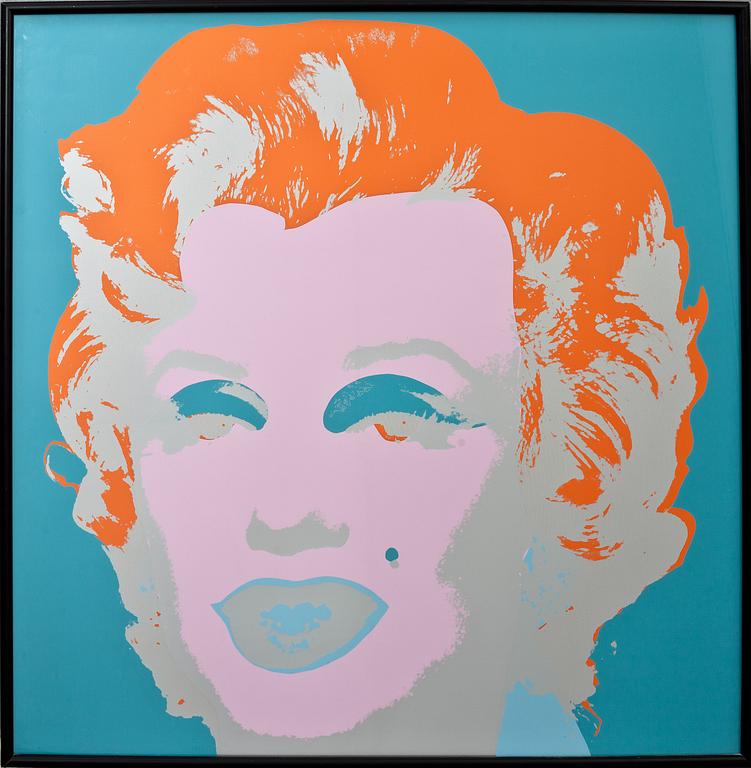 ANDY WARHOL, efter, färgserigrafi.
