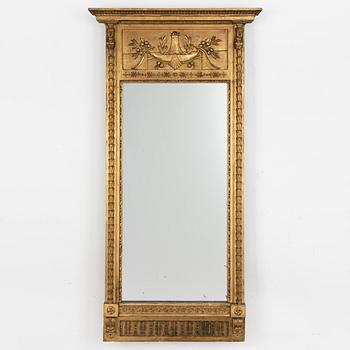 Spegel, gustaviansk, sent 1700-tal.