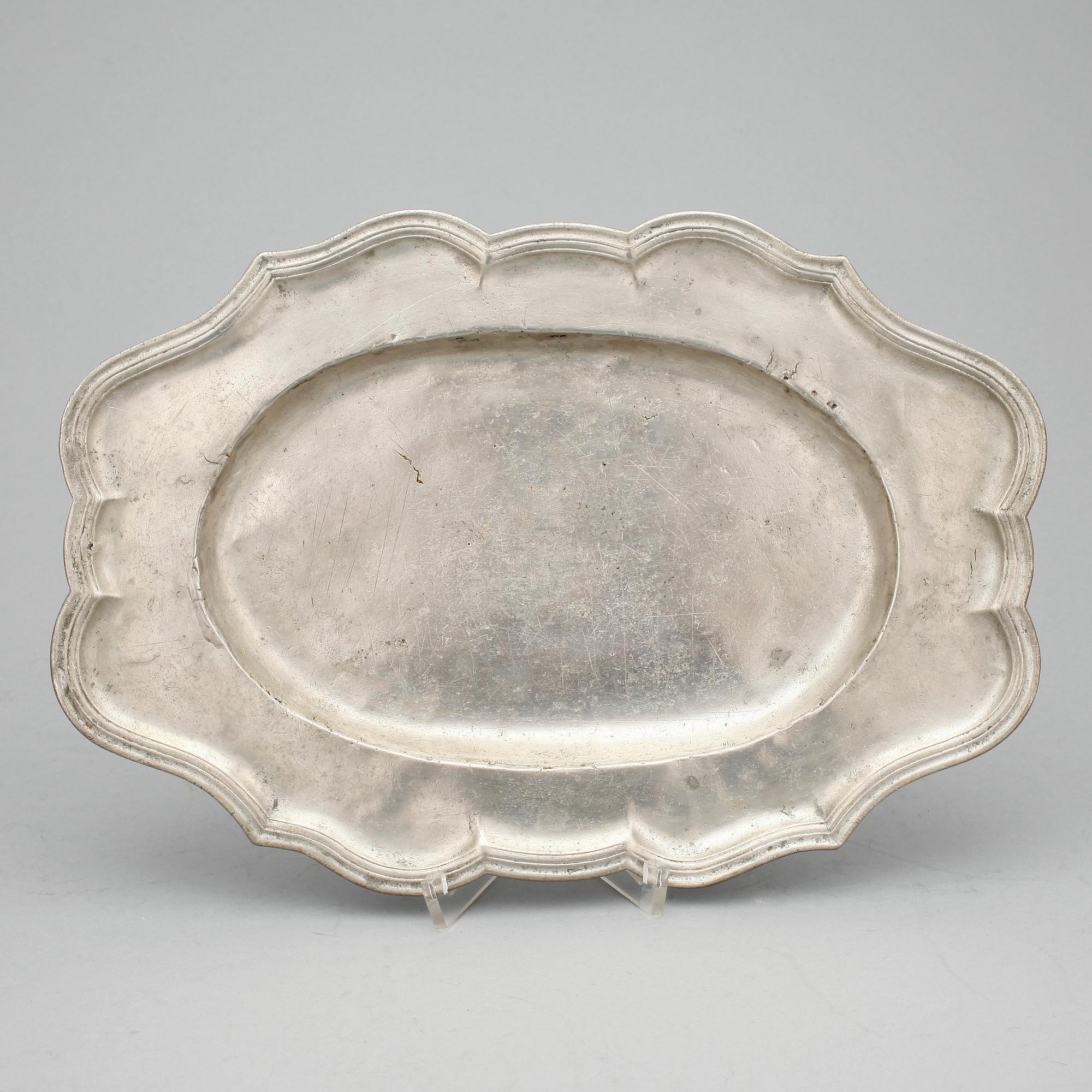 FAT, tenn, rokoko, Samuel Marnel, verksam 1748-75 i Stockholm.