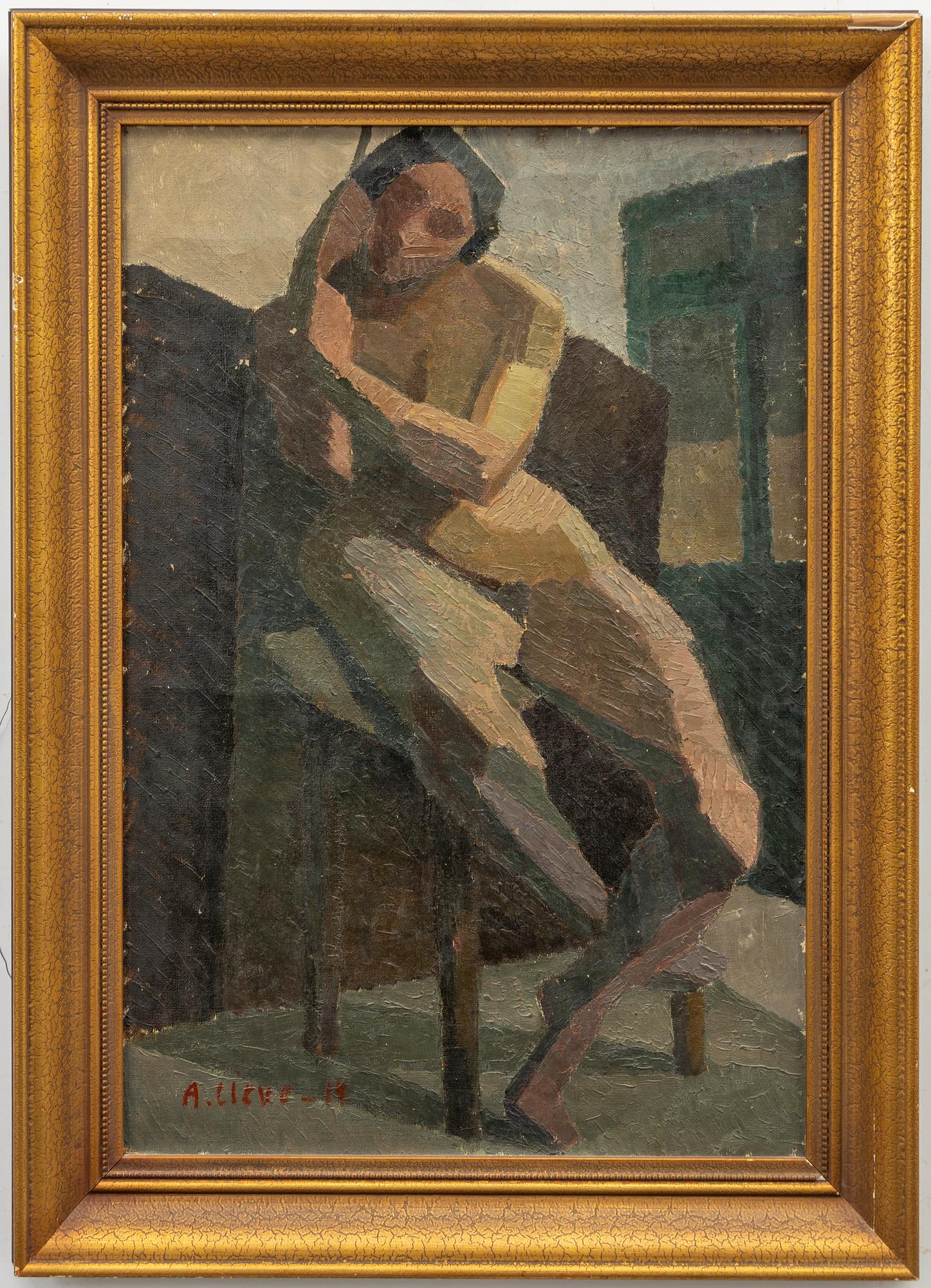 Agnes Cleve, Translation: "Seated model".