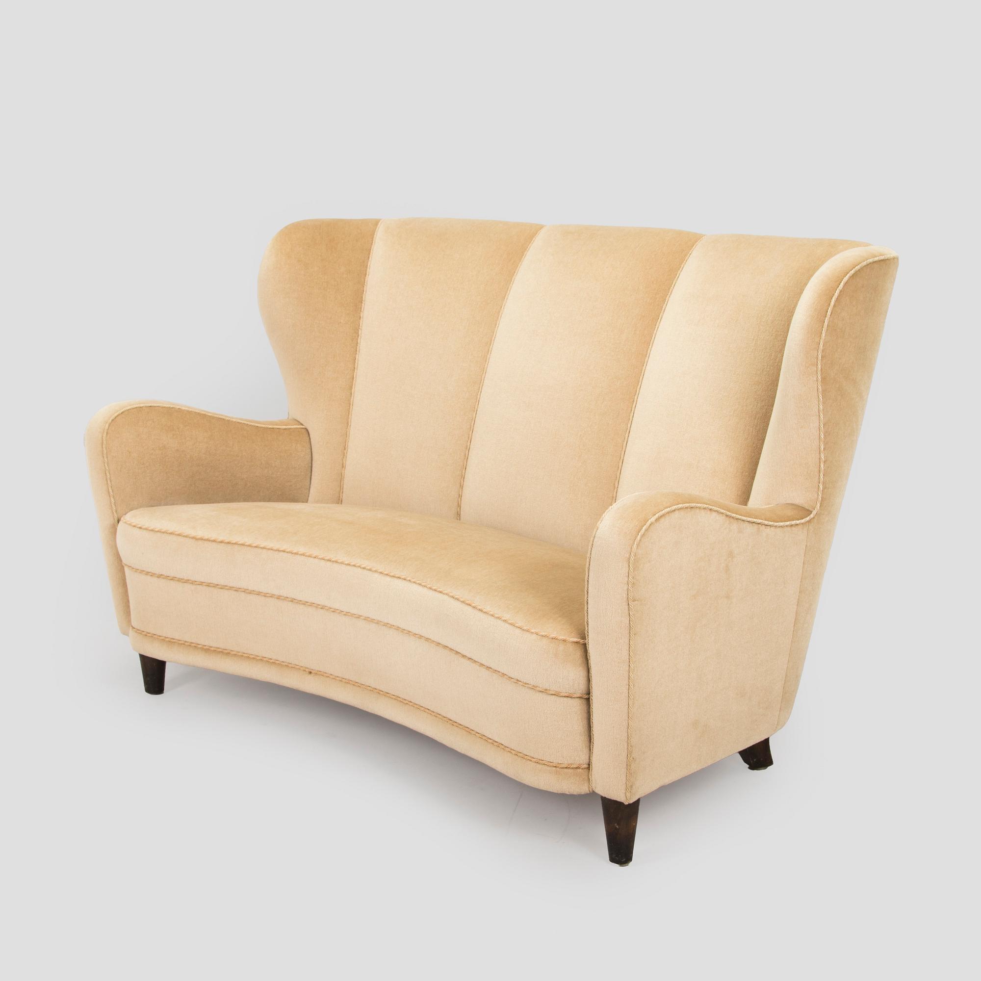 A mid-20th century sofa.