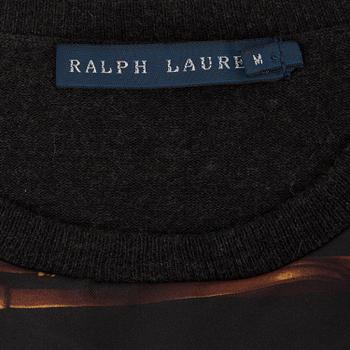 two pair of silk and cashmere sweaters by ralph Lauren.