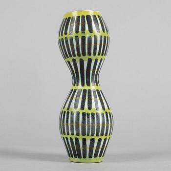 Stig Lindberg, a faience vase, Gustavsbergs studio.