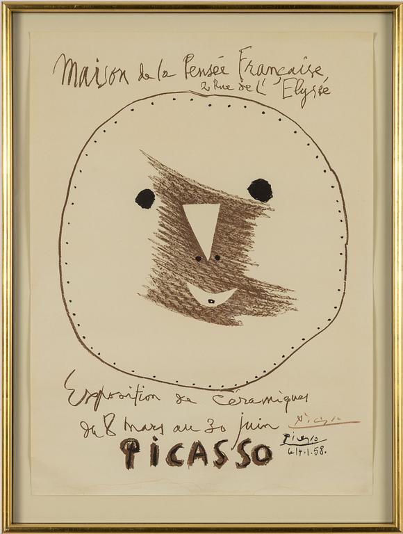 Pablo Picasso, "Maison de la Pensée Française".
