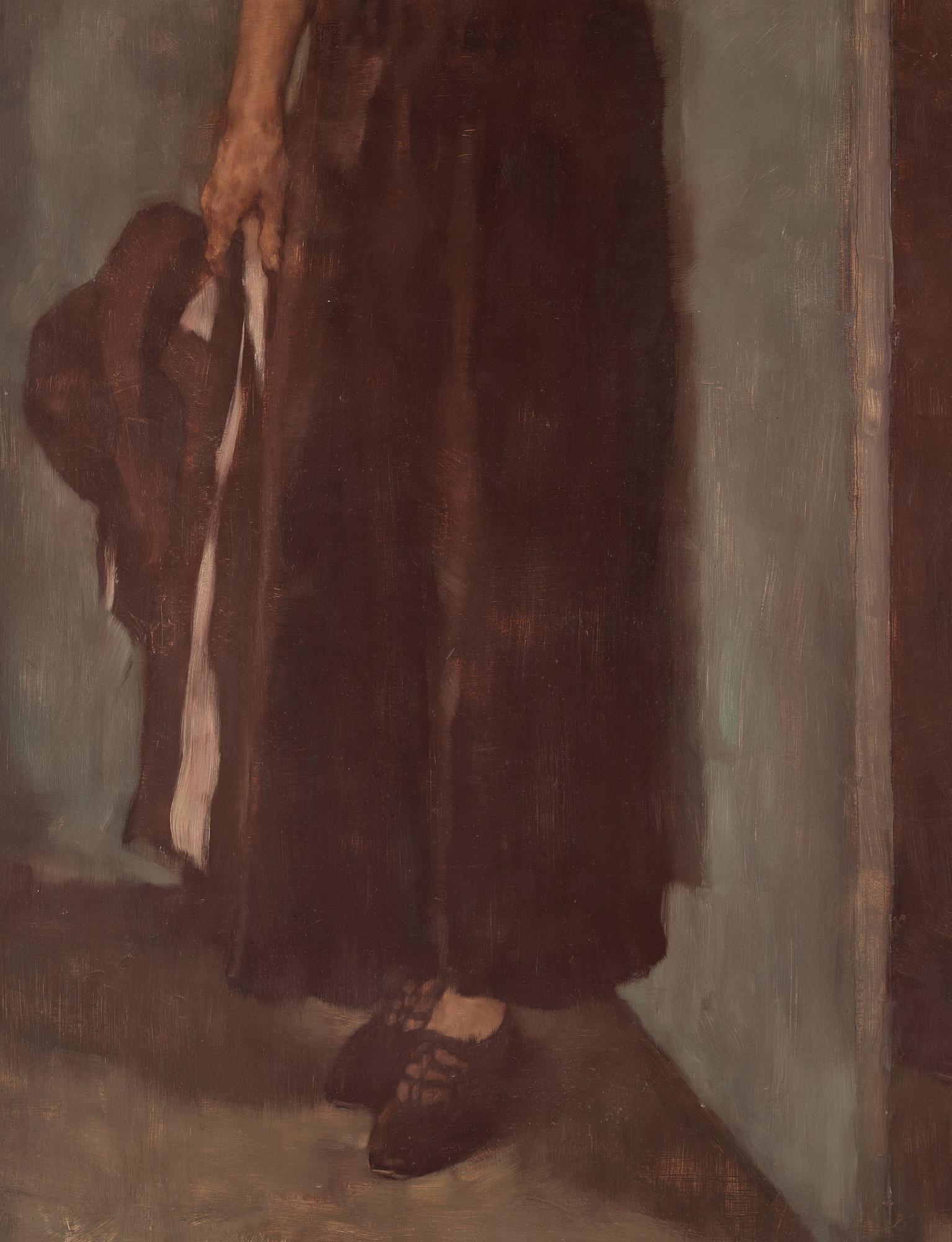 Lotte Laserstein, Woman and violinist.