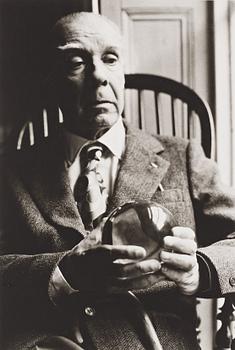 Gerard Malanga, "Jorge Luis Borges, 1975".