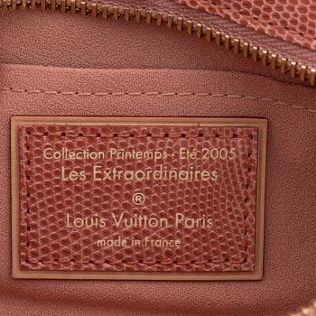 Louis Vuitton, A Monogram lizard embellished 'Les Extraordinaires' clutch, spring/summer 2005.