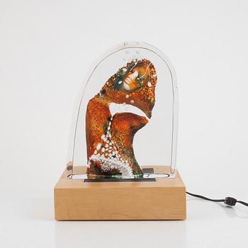 Erika Höglund, skulptur, glas, Målerås, unik, 2000.
