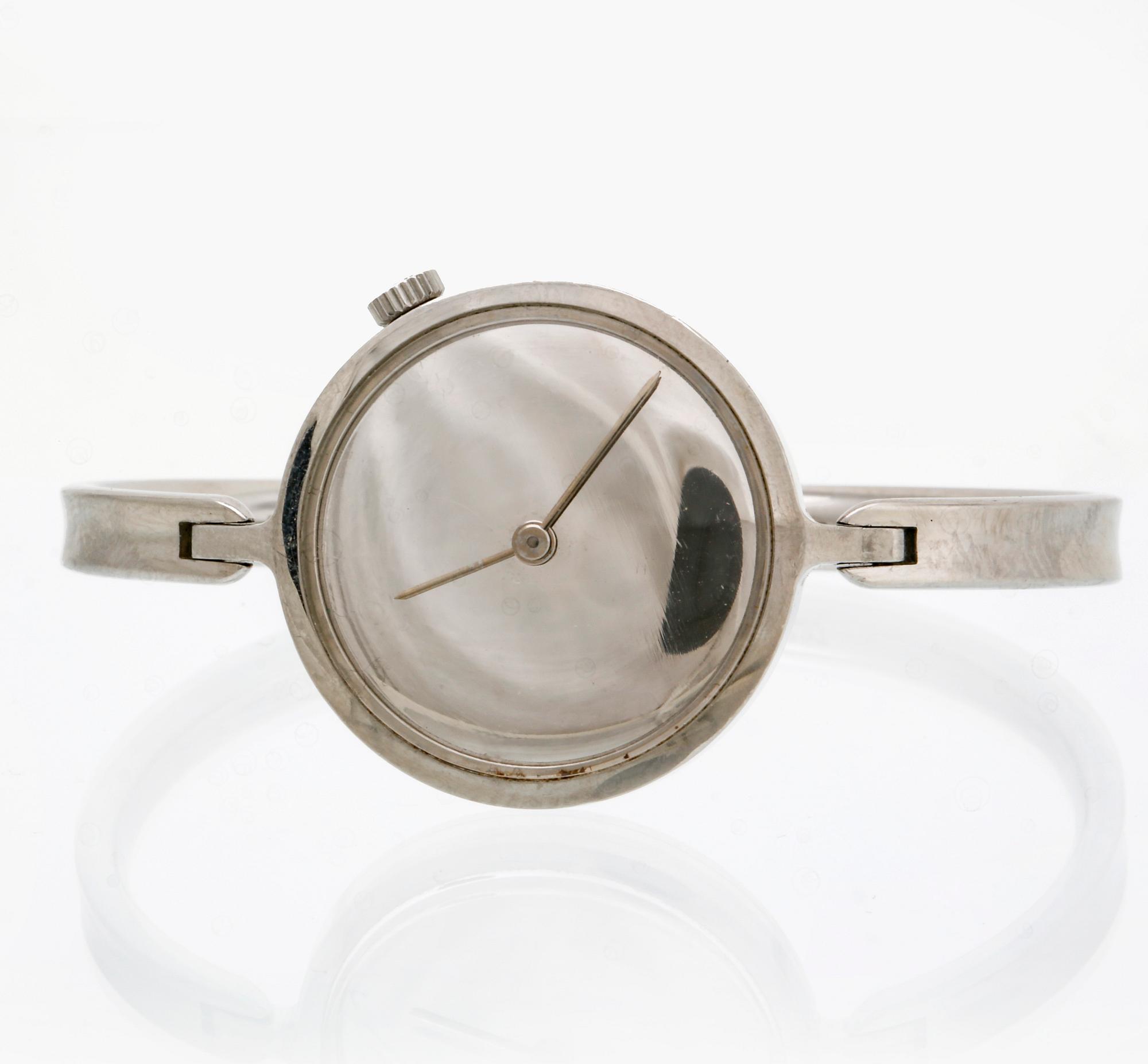 Wristwatch Torun nr 237, stainless steel, manual, 26 mm, circumference approx 16cm, Georg Jensen.