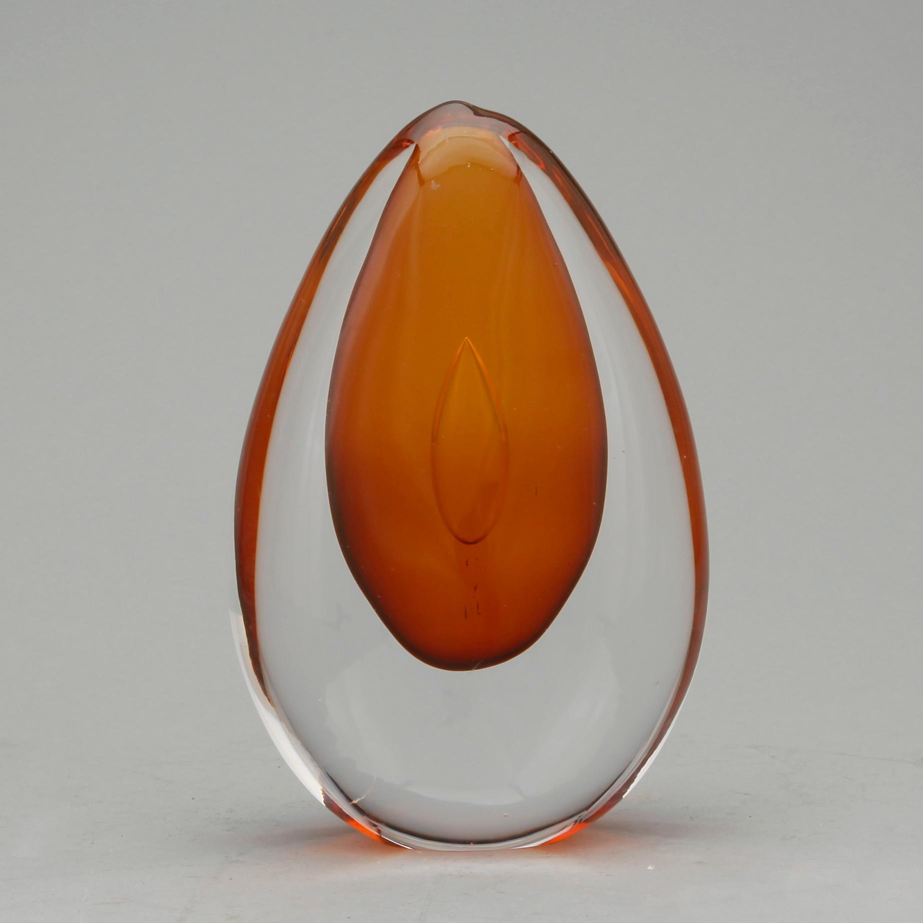 SKULPTUR, glas, Mona Morales-Schildt, 1900-talets andra hälft.