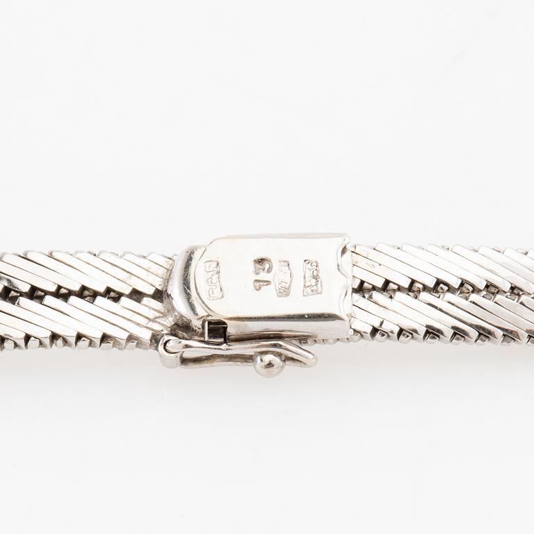 Necklace 18K white gold, Signoretti Renato, Vicenza Italy.