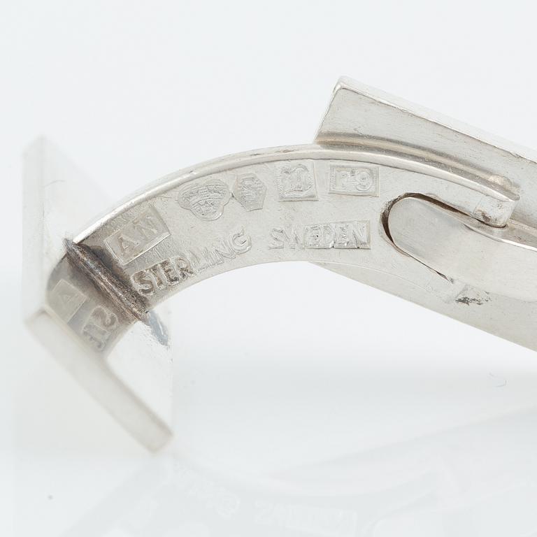 Wiwen Nilsson, manschettknappar, sterlingsilver.