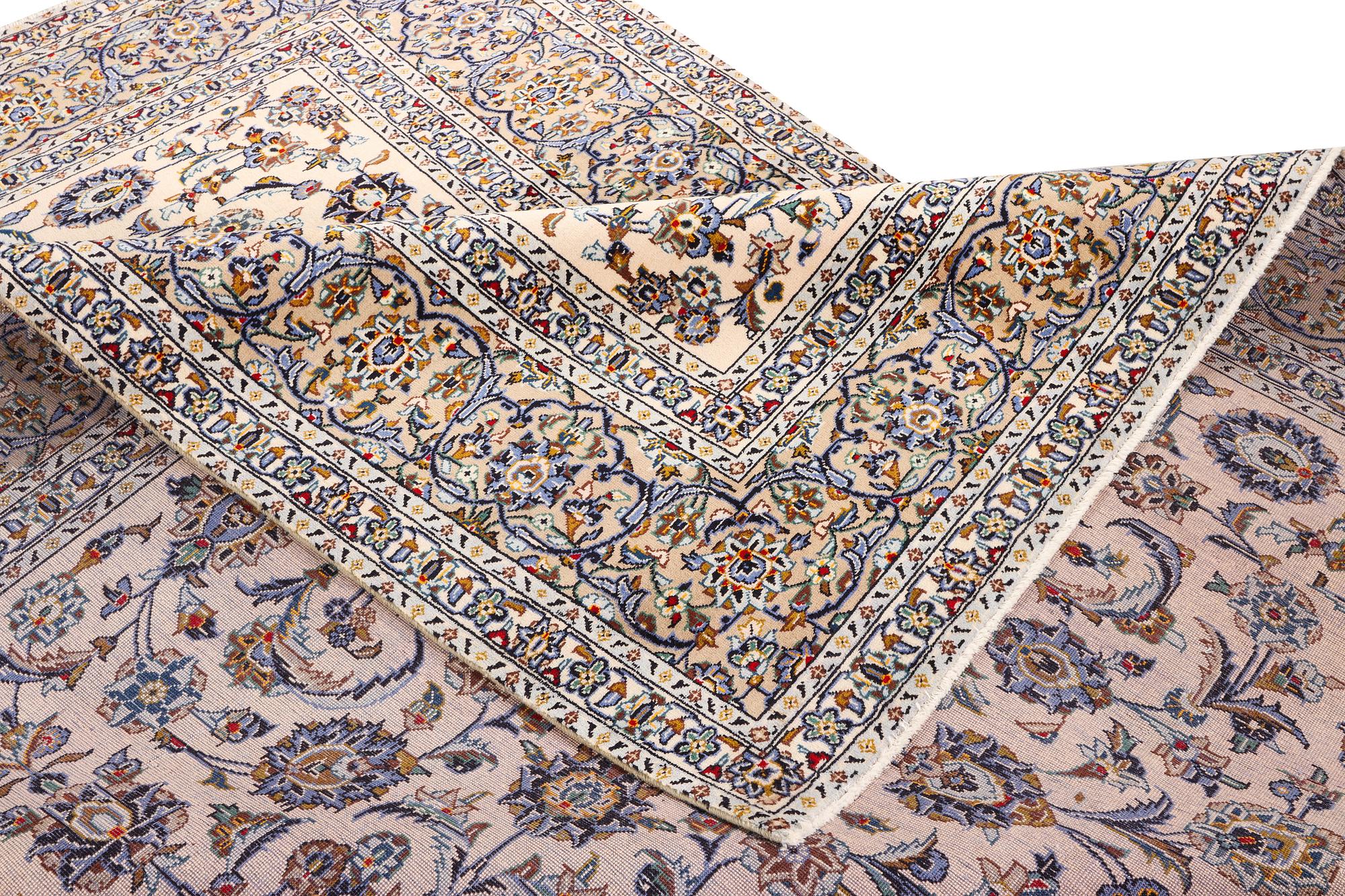 A Keshan carpet, c. 333 x 233 cm.