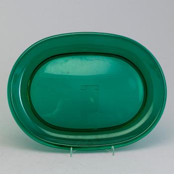 Six glass plates by Josef Frank for Firma Svenskt tenn.