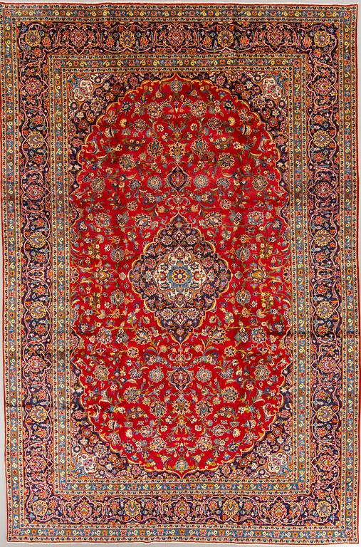 A Kashan old carpet ca 429x293 cm.