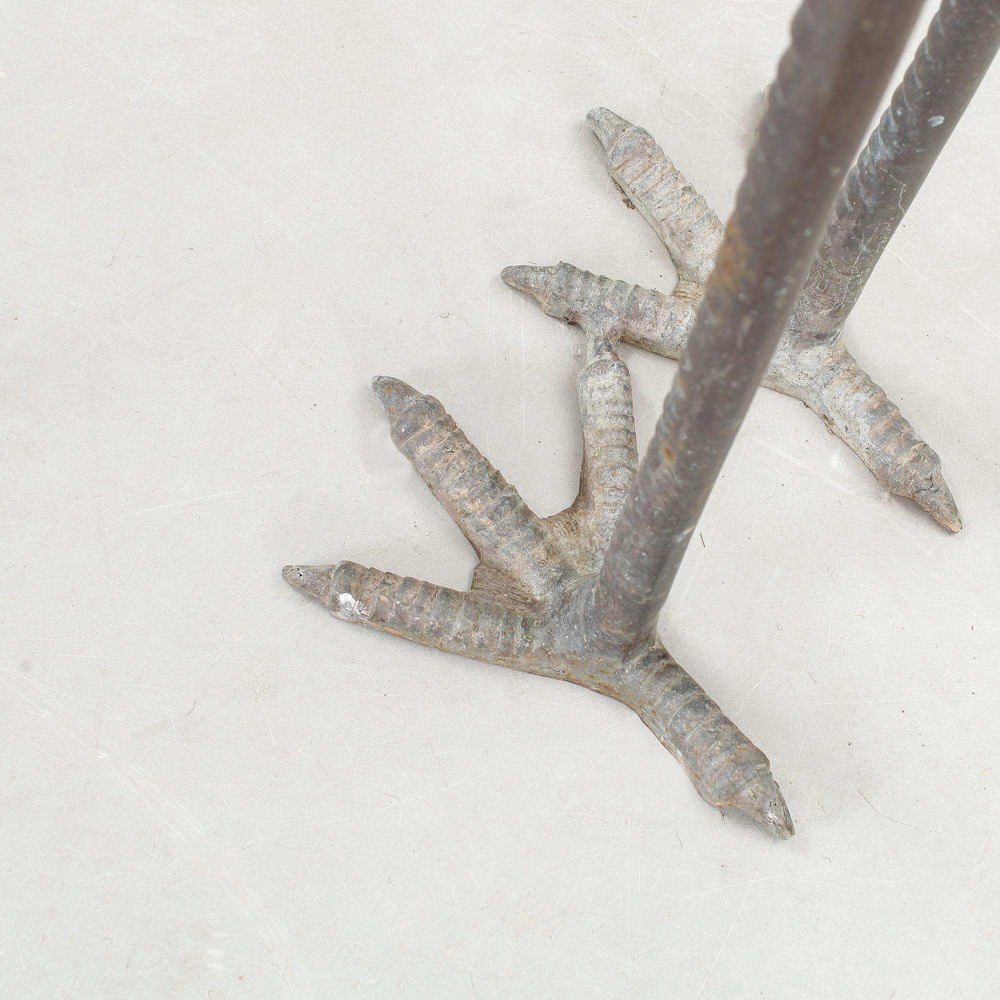 TRÄDGÅRDSSKULPTURER, ett par. Metall, modern tillverkning.