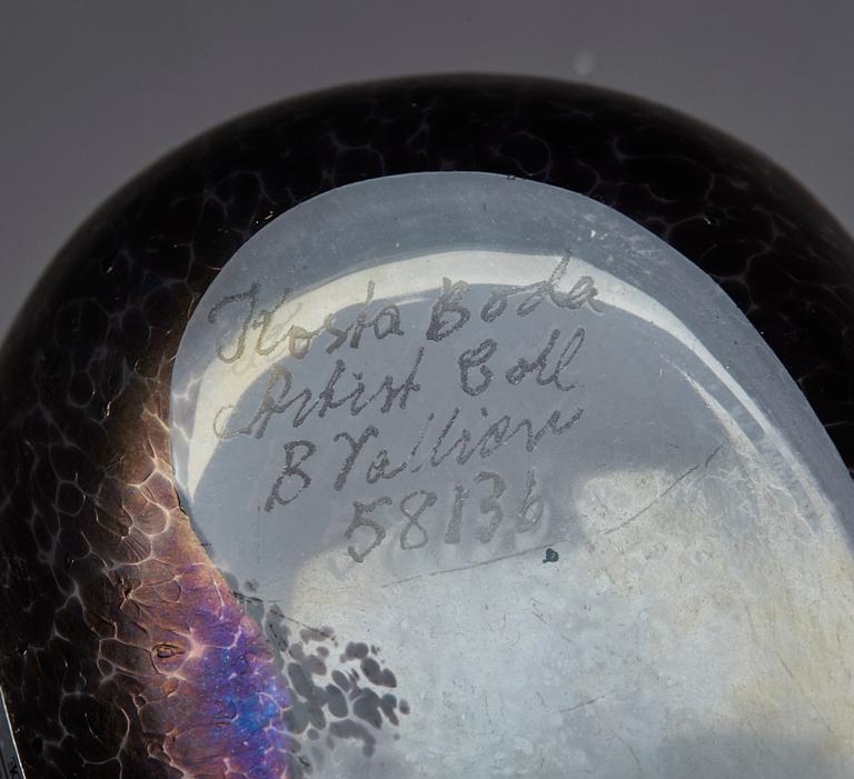 VASER, 3 st, glas, Bertil Vallien, Boda/Kosta Boda Artist Collection, signerade.