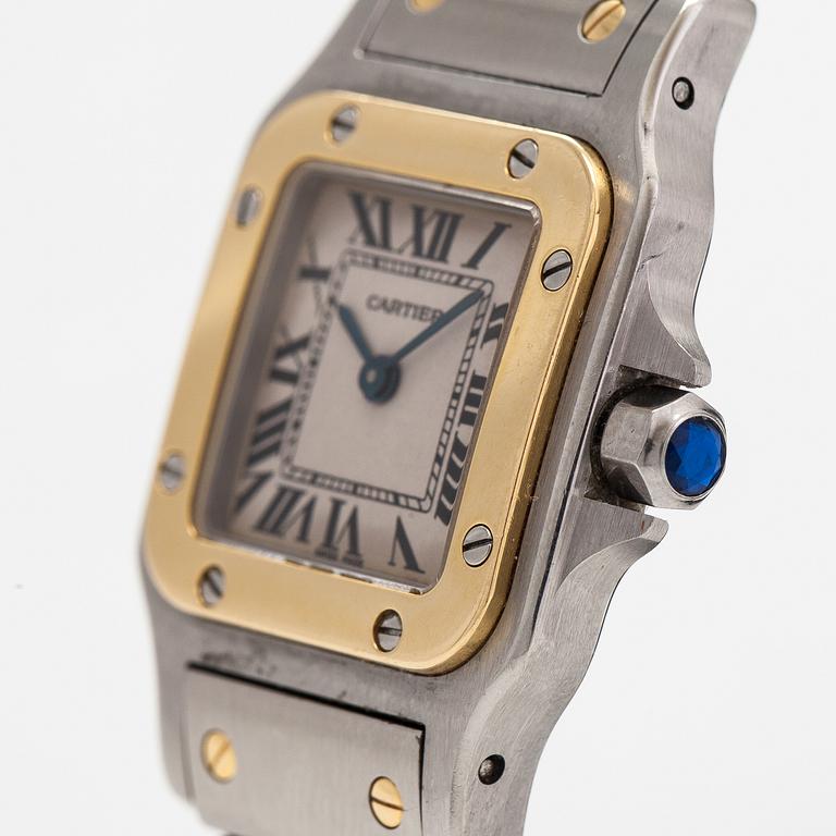 Cartier, Santos, wristwatch, 23.5 mm.