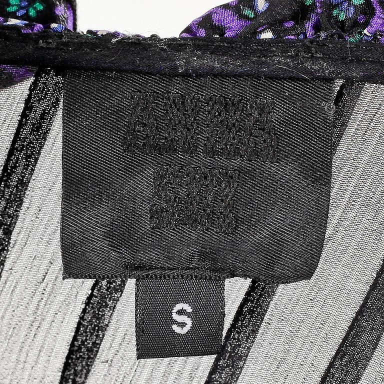 ANNA SUI, a silk dress.