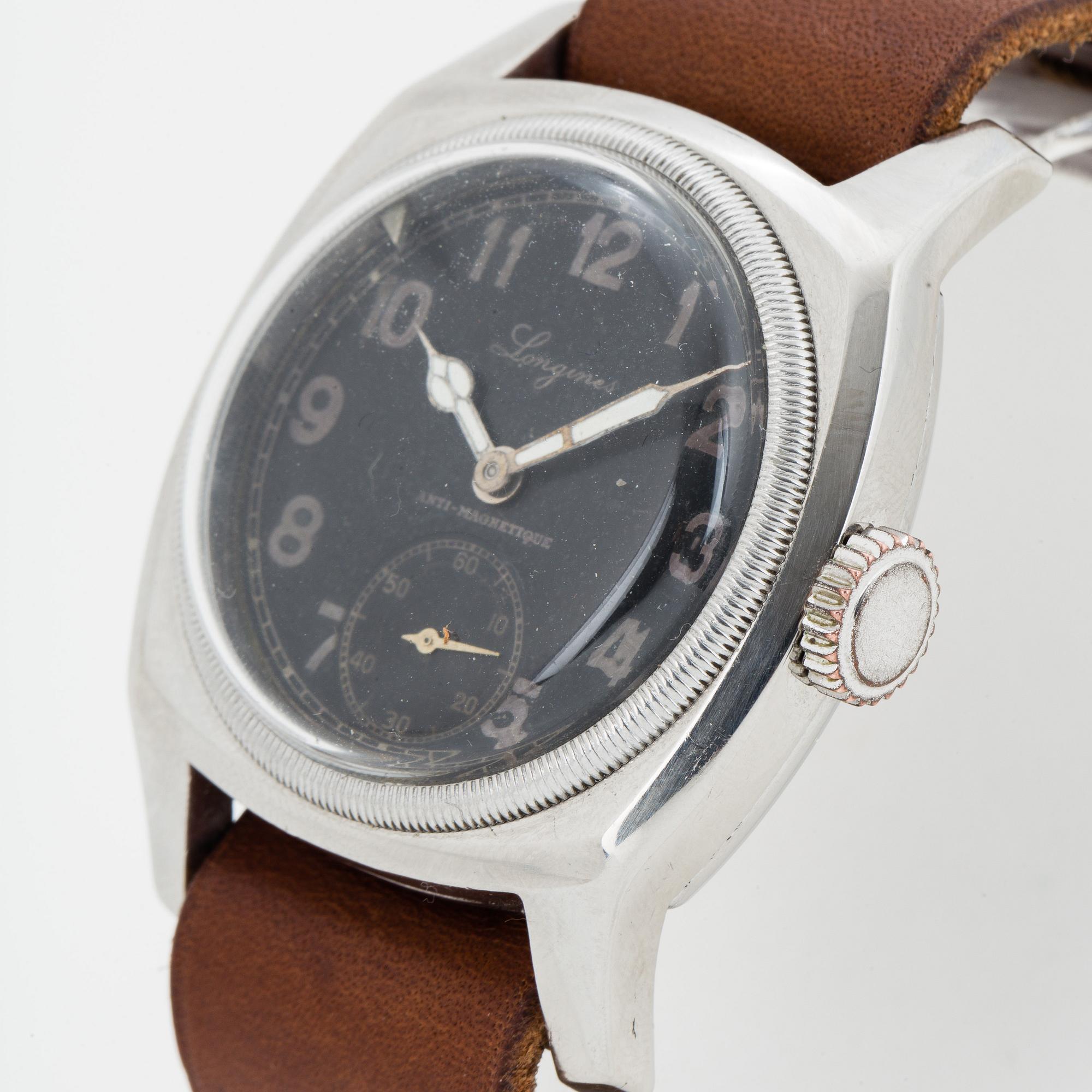 LONGINES, Majetek, "Pilot`s Watch", wristwatch,  41 mm.