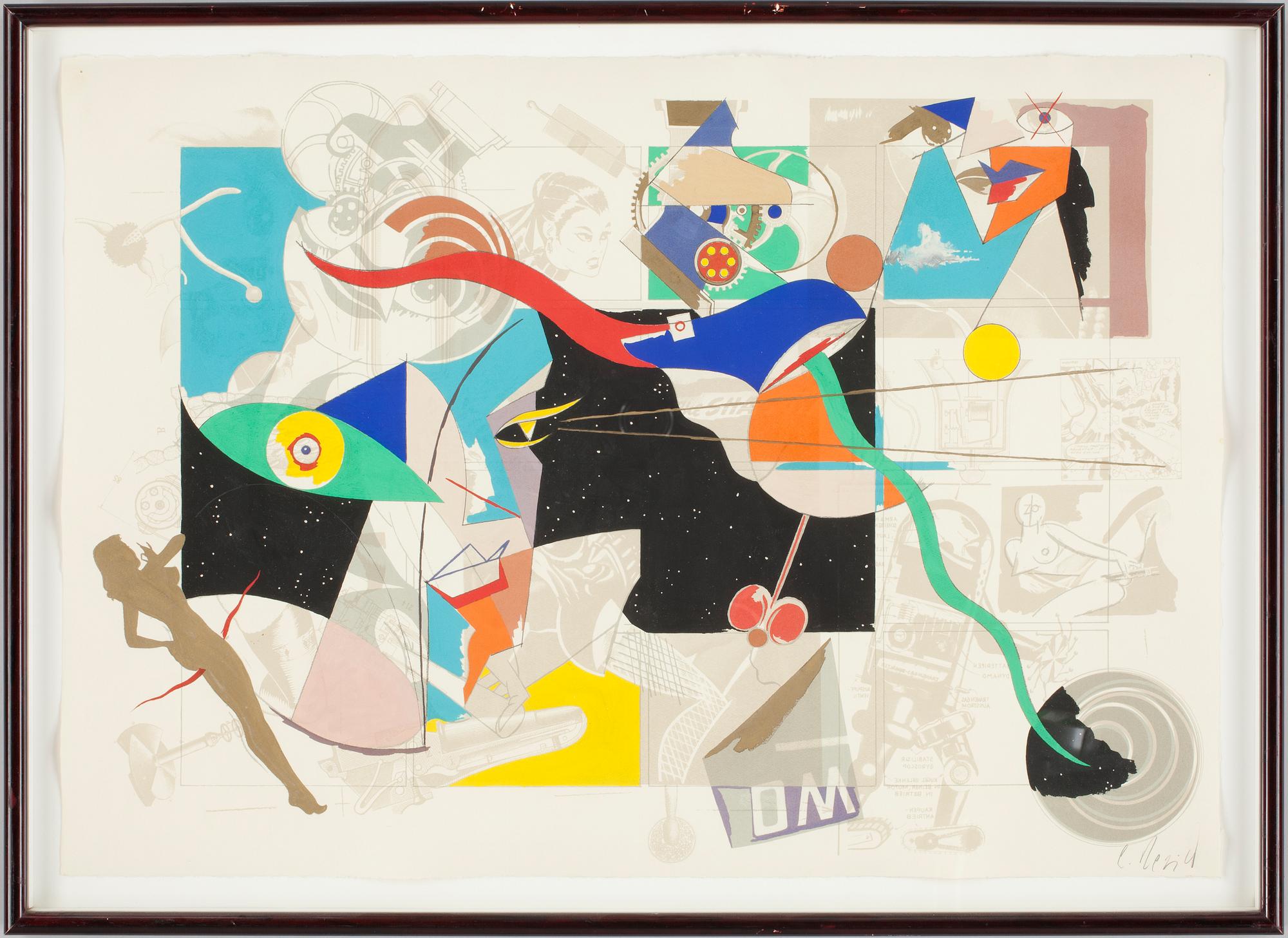 CARSTEN REGILD, blandteknik, sign.