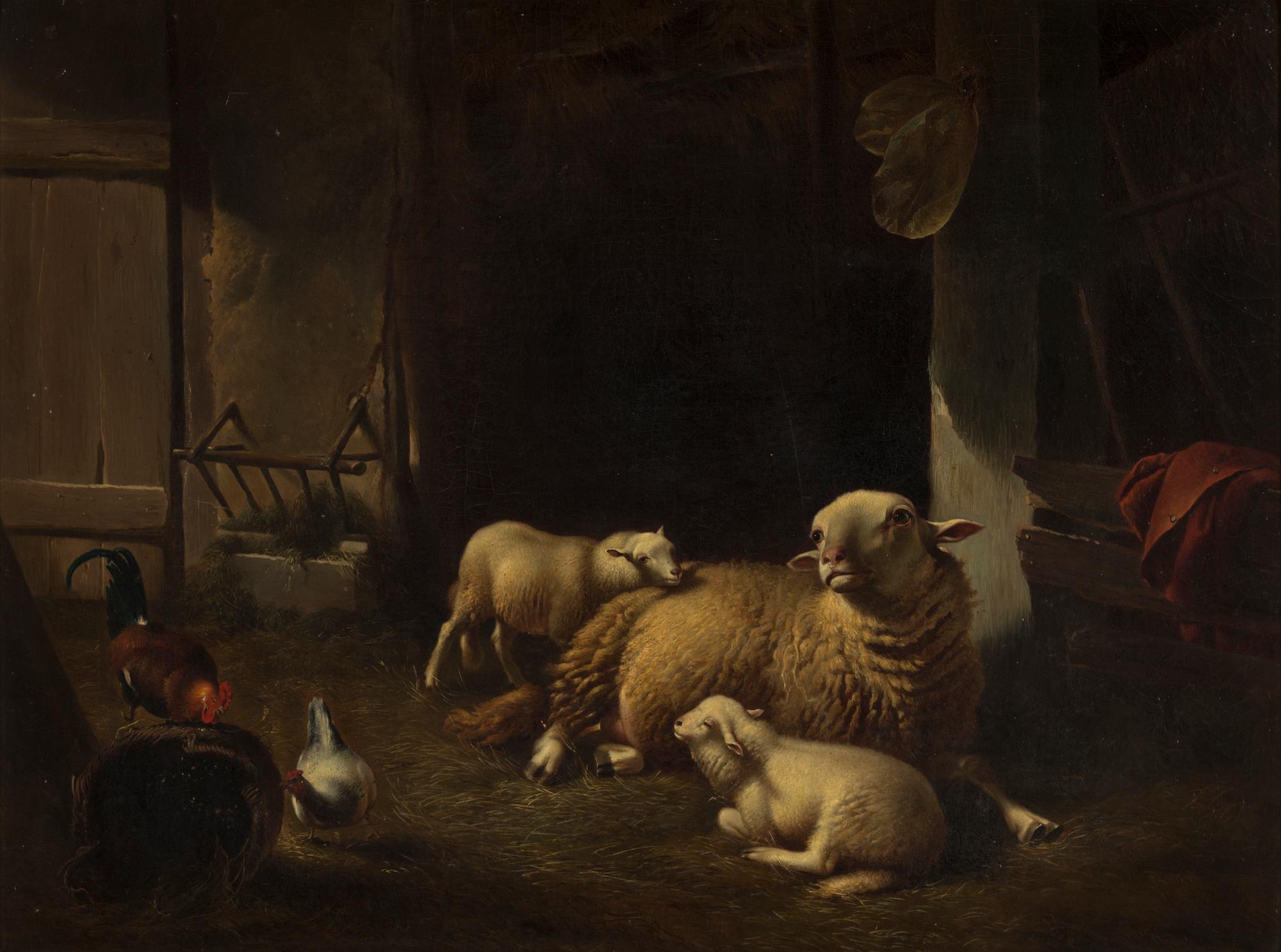 FRANZ VAN SEVERDONCK, tillskriven, olja på duk.