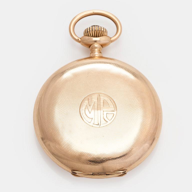 Pocket watch, hunter, 51.5 mm.