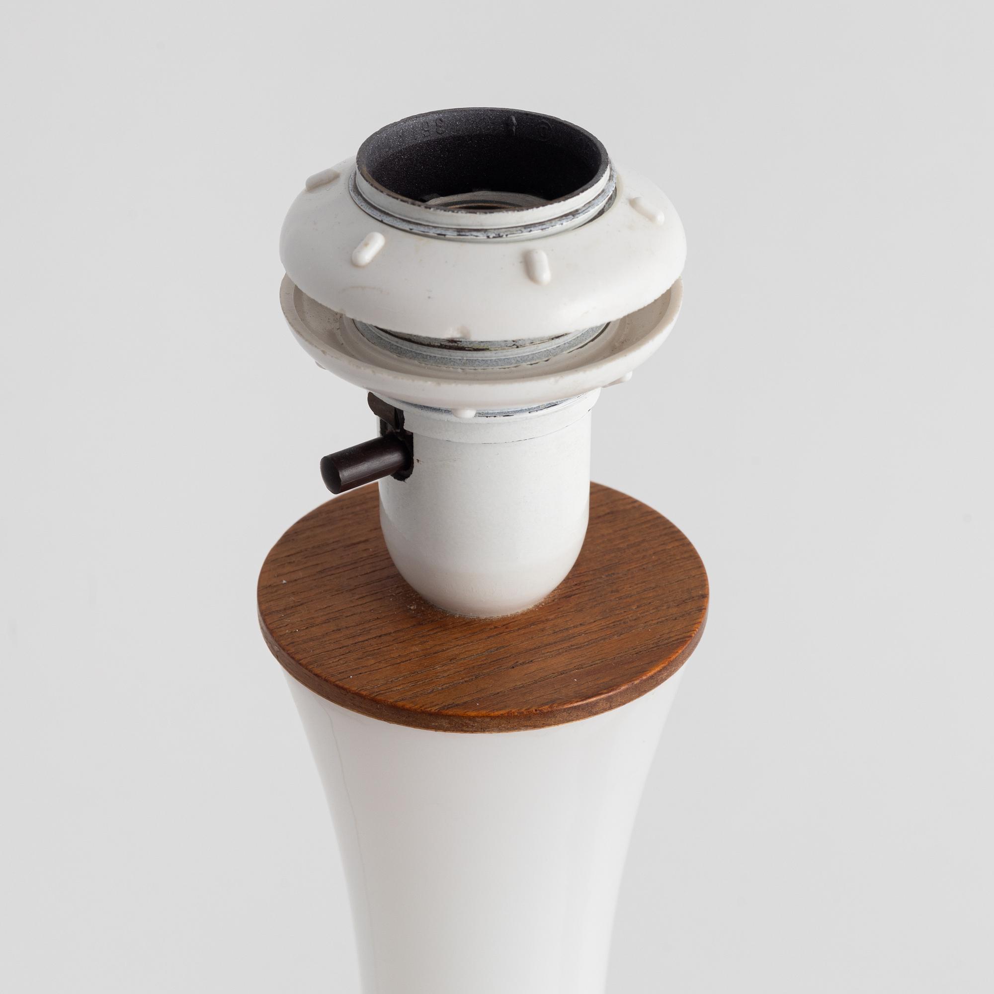 Table lamps, a pair, Bernt Nordstedt, Bergboms, third quarter of the 20th century.
