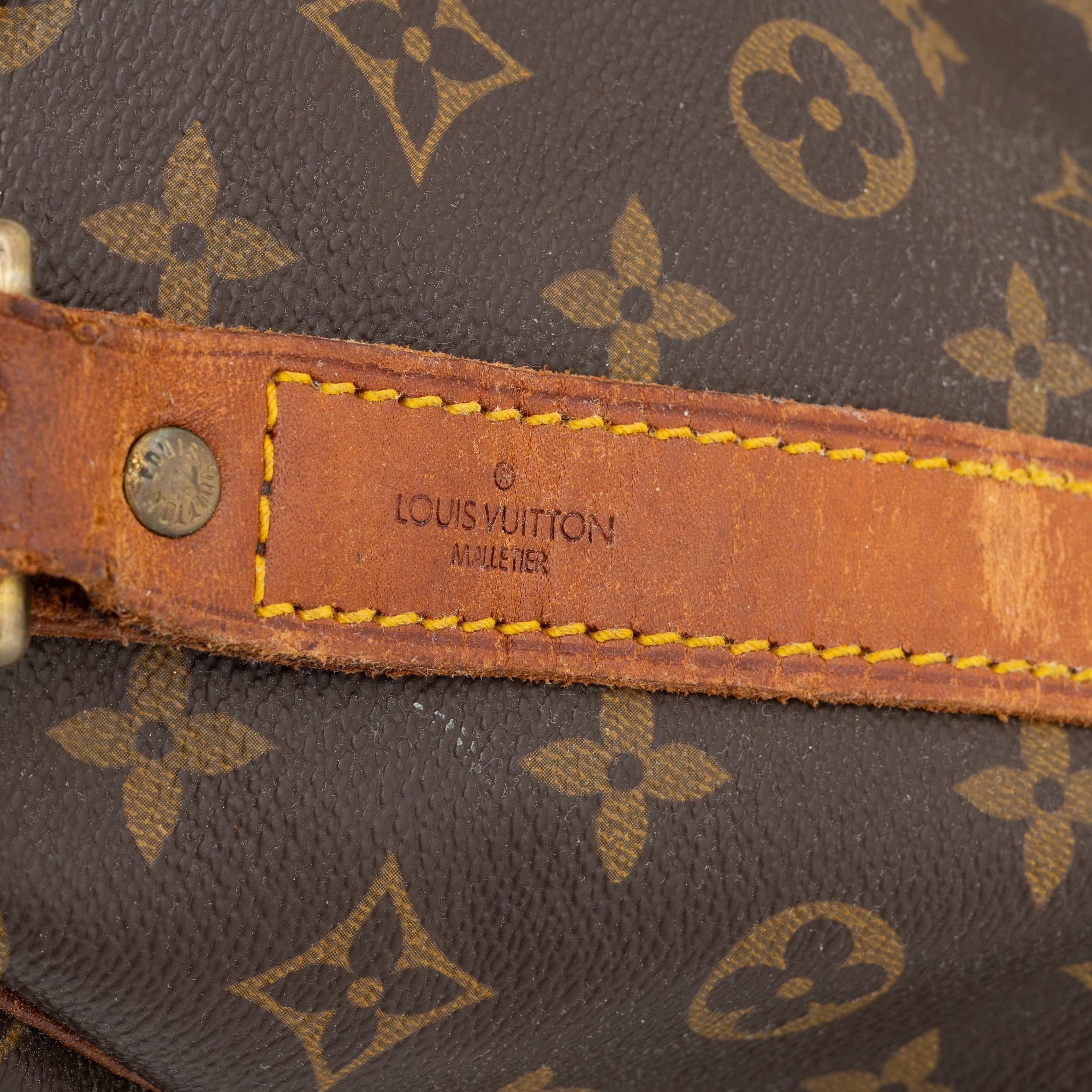 Louis Vuitton, a monogram canvas 'Keepall 45 Bandouliere' weekend bag, 1989.