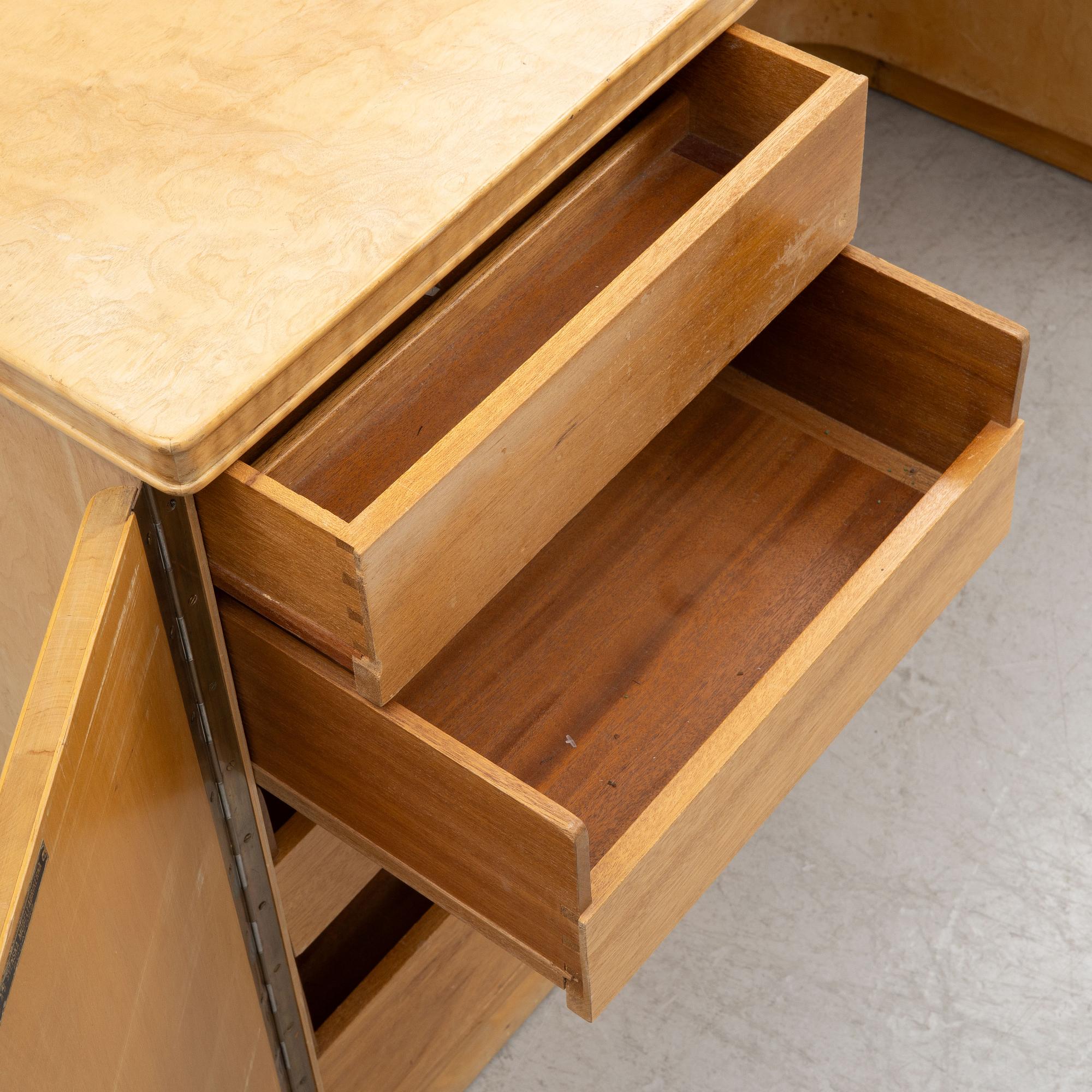 Axel Larsson, a desk "1000-series" Swedish Modern Bodafors 1940s.