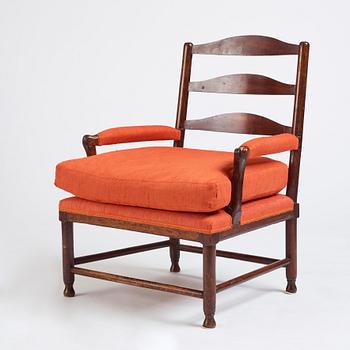 A Gustavian "Gripsholm" armchair, second part of the 18th century.