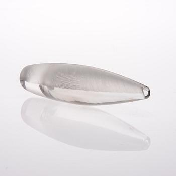 KONSTGLAS, 2 st, sign. Tapio Wirkkala 3122 respektive Iittala -55.