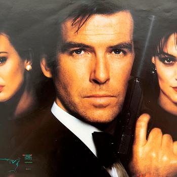 Film poster James Bond "Golden Eye" 1995.