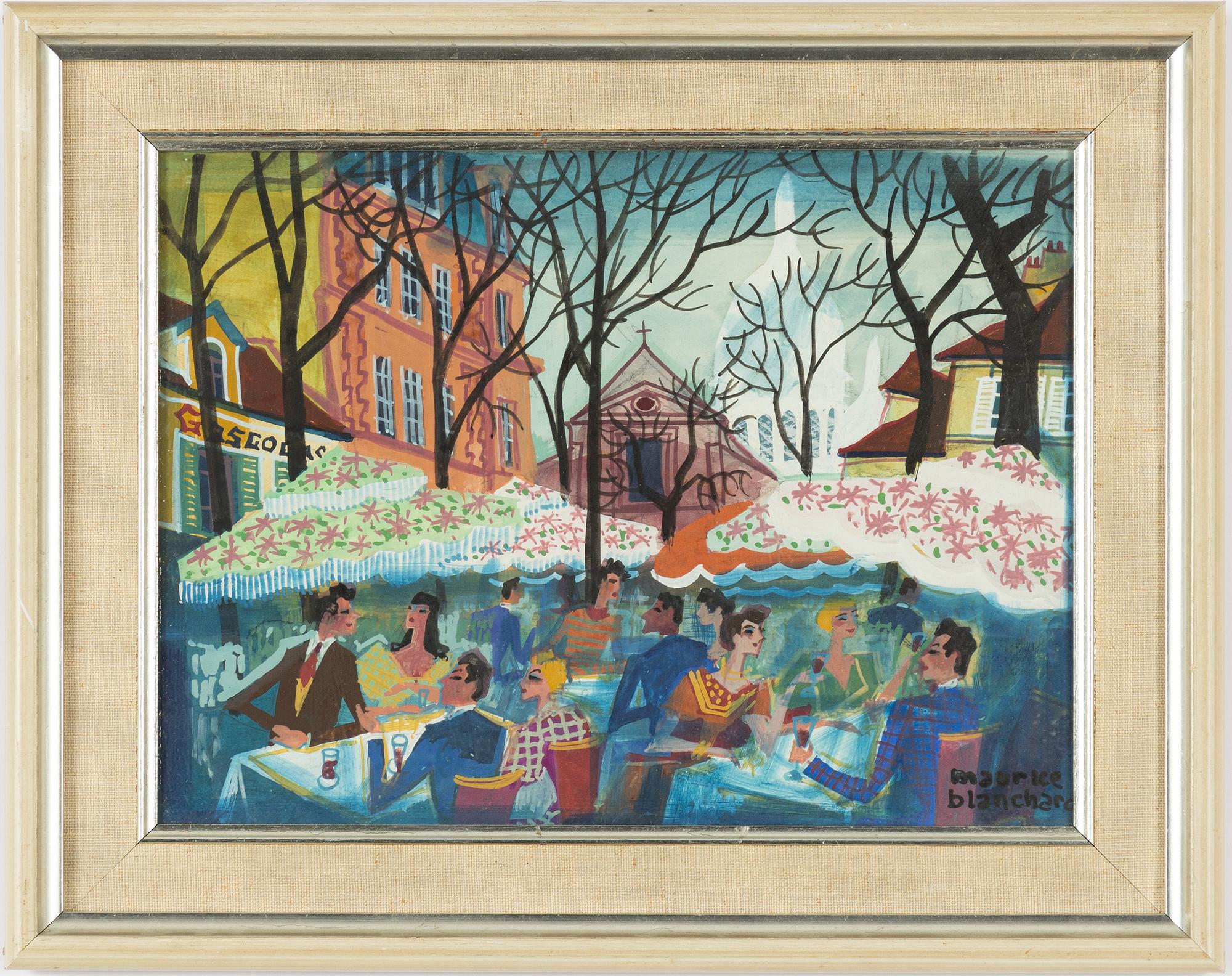 Maurice Blanchard, Vid Sacré-Cœur, Paris.