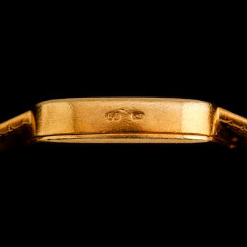 ARMBANDSUR, 18 k guld (750), Omega, armband 18 k guld. Total vikt med urverk ca 39 gram.