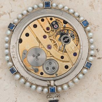 J. CHAUMET, Paris-Londres, "Belle Epoque", pendant watch, 29,5 mm.