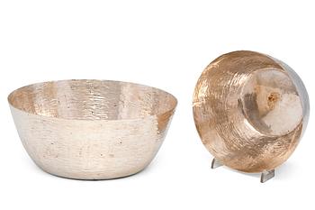 291. Tapio Wirkkala, 2 SILVER BOWLS.