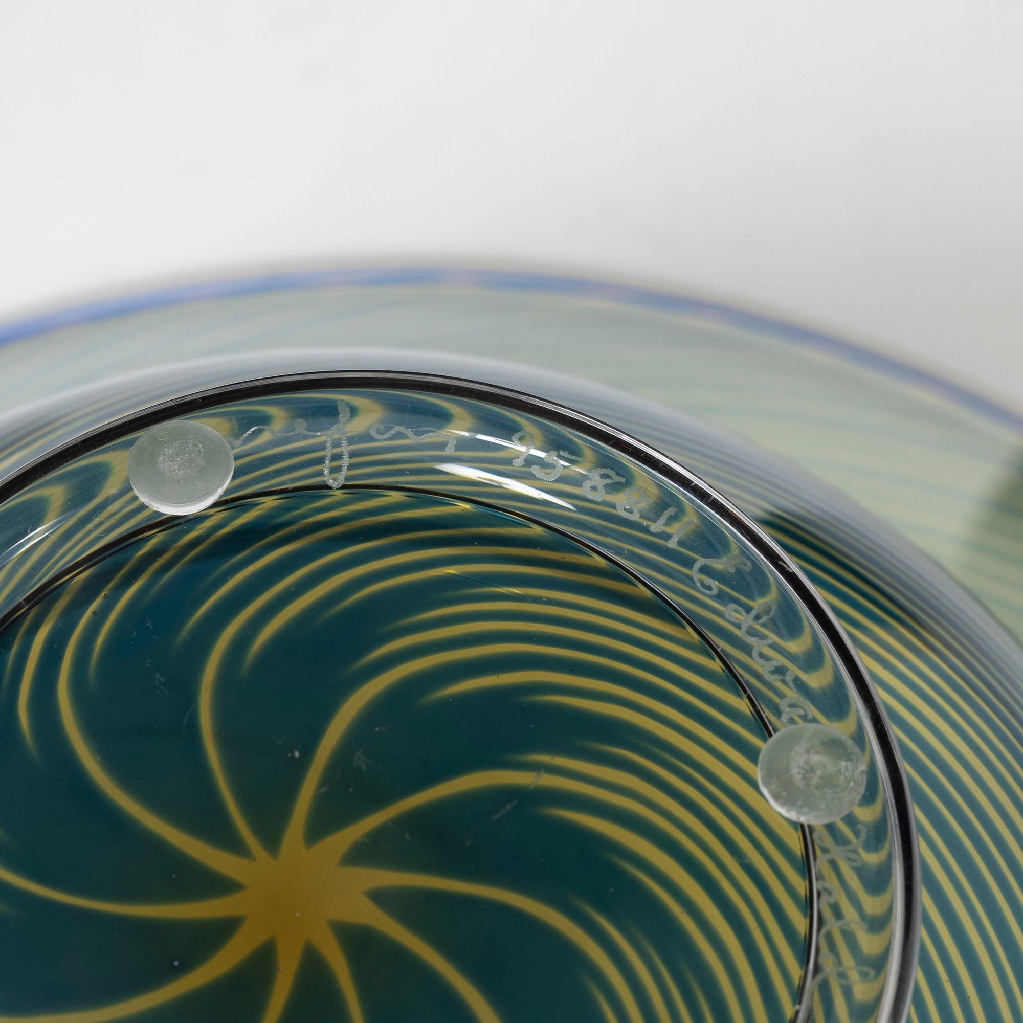 Edward Hald, skål "Slipgraal", Orrefors.