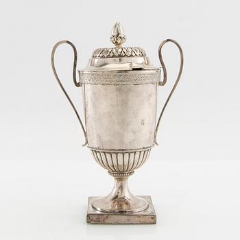Senapskanna silver troligen England/Irland tidigt 1800-tal.