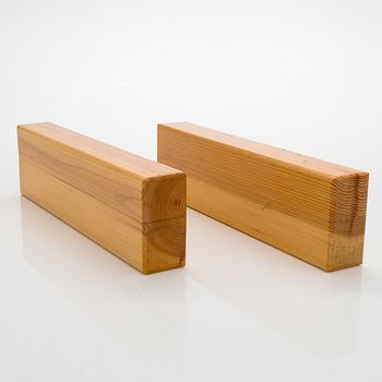 Tapio Wirkkala, twelve 'Niva' schnapps glasses in original wooden boxes. Iittala.