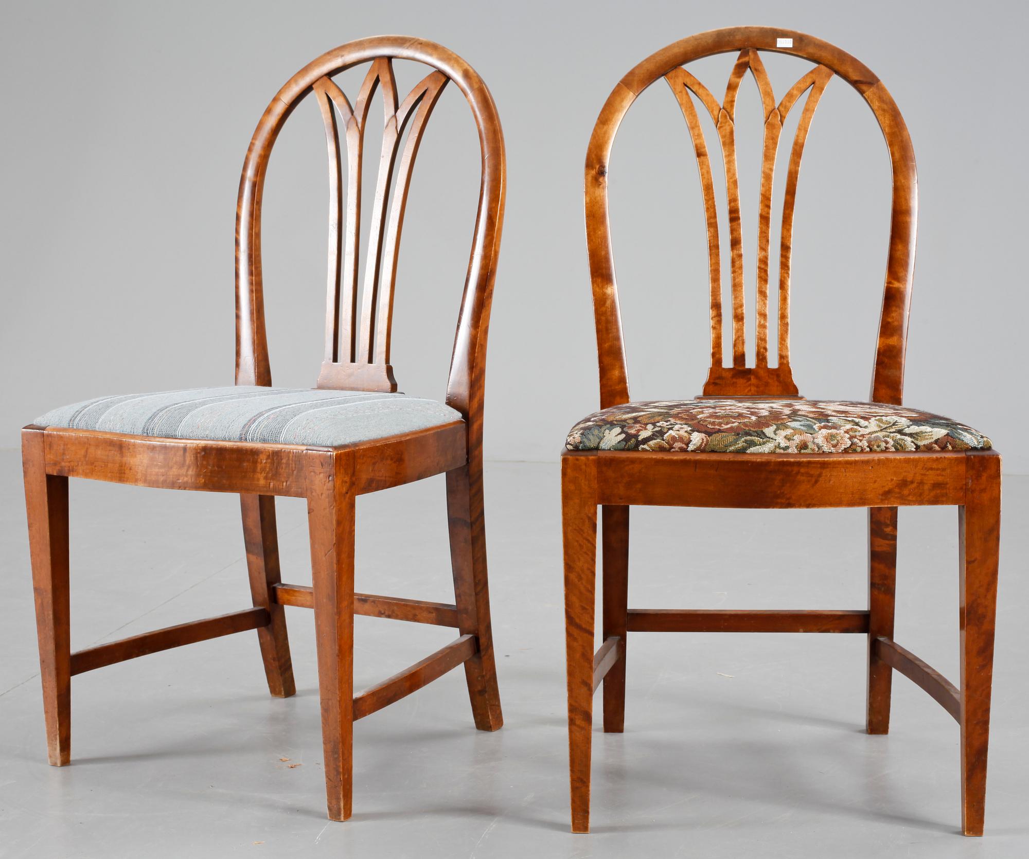 MATSALSGRUPP, 7 delar, gustaviansk stil, 1920-tal.