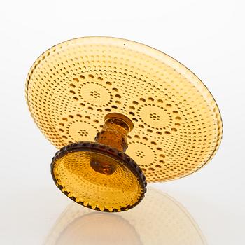 Nanny Still, servisdelar, 19 st, glas, "Grapponia", Riihimäen Lasi, Finland. Serien formgiven 1968.