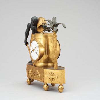 A French Empire early 19th century mantel clock.