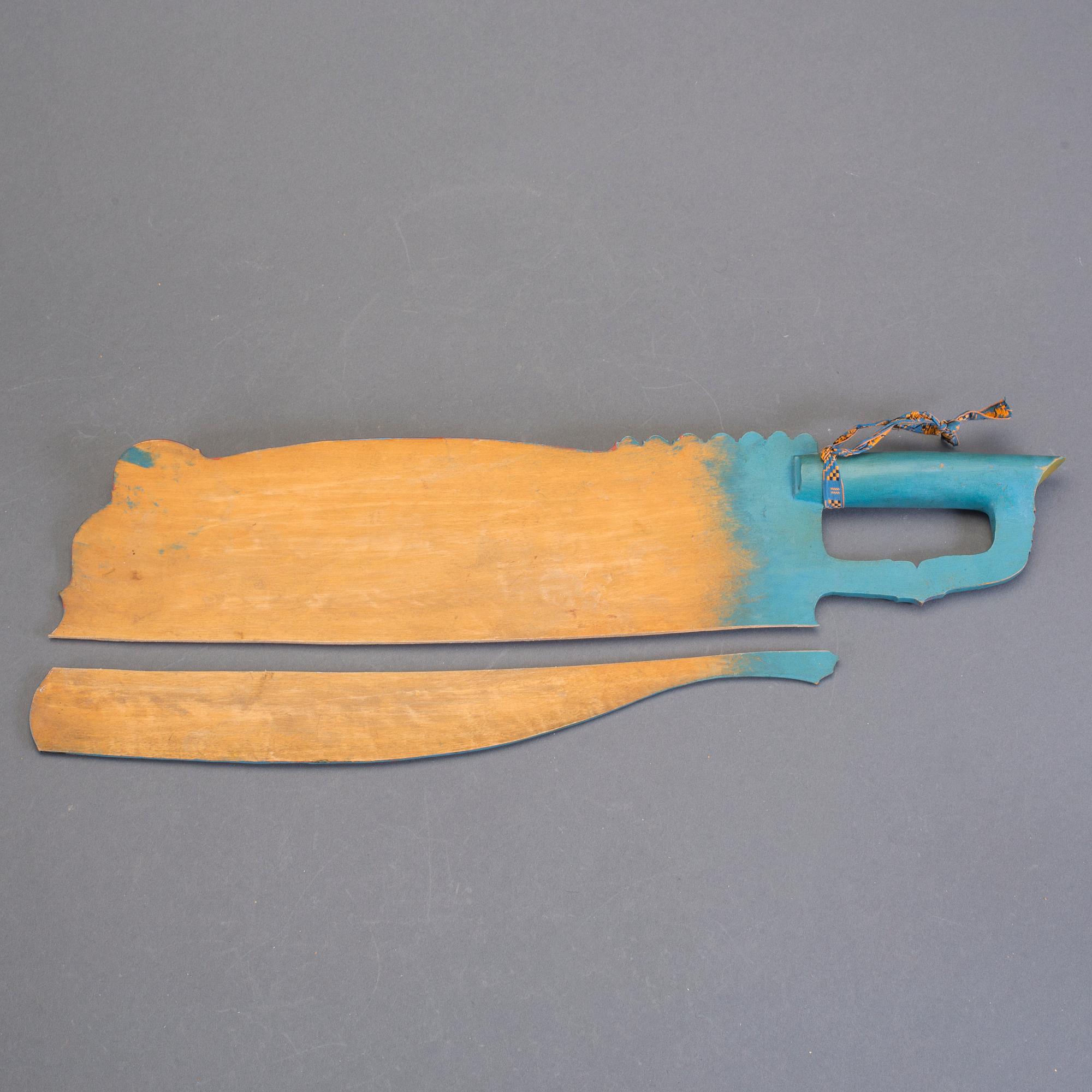 SKÄKTKNIV, allmoge, tillskriven Pehr Schenler, Norrala, Hälsingland. Daterad 1852.