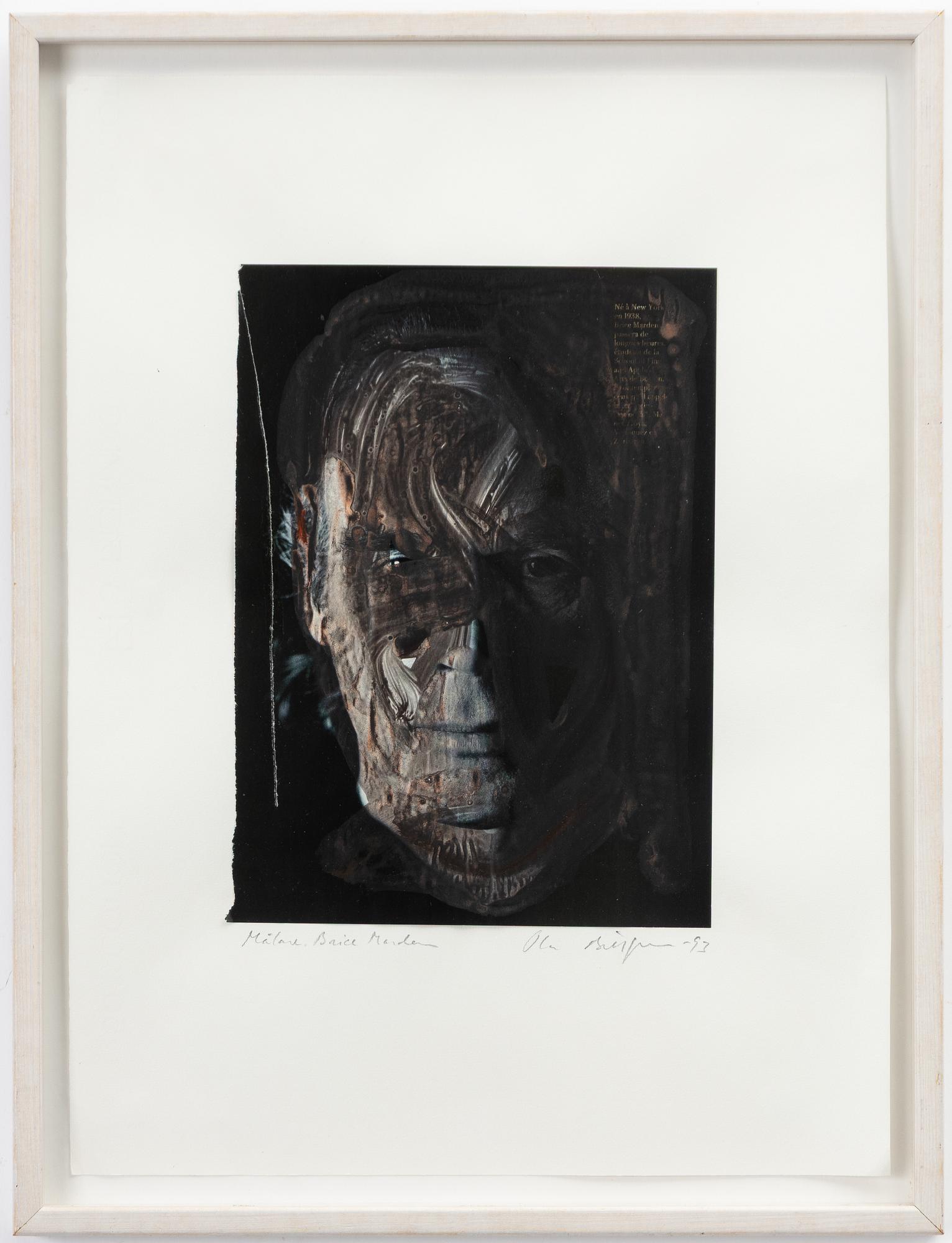 Ola Billgren, "Målare, Brice Marden".