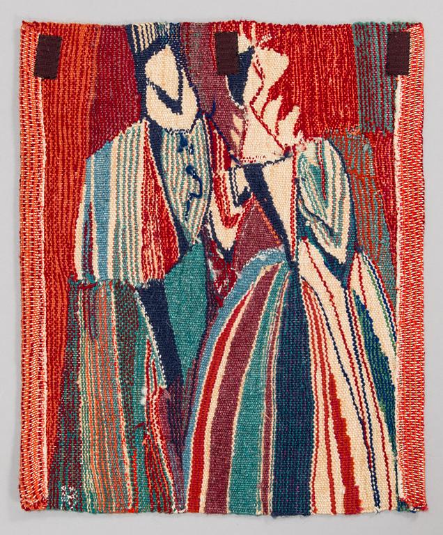 Eva Anttila, bildväv, signerad EA.