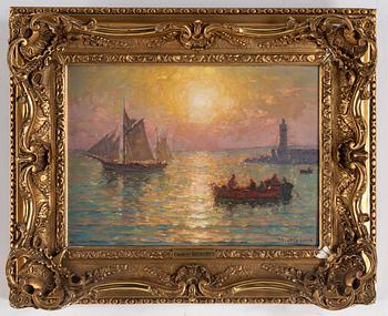 CHARLES LOUIS SIGNORET, oil on canvas, signed.