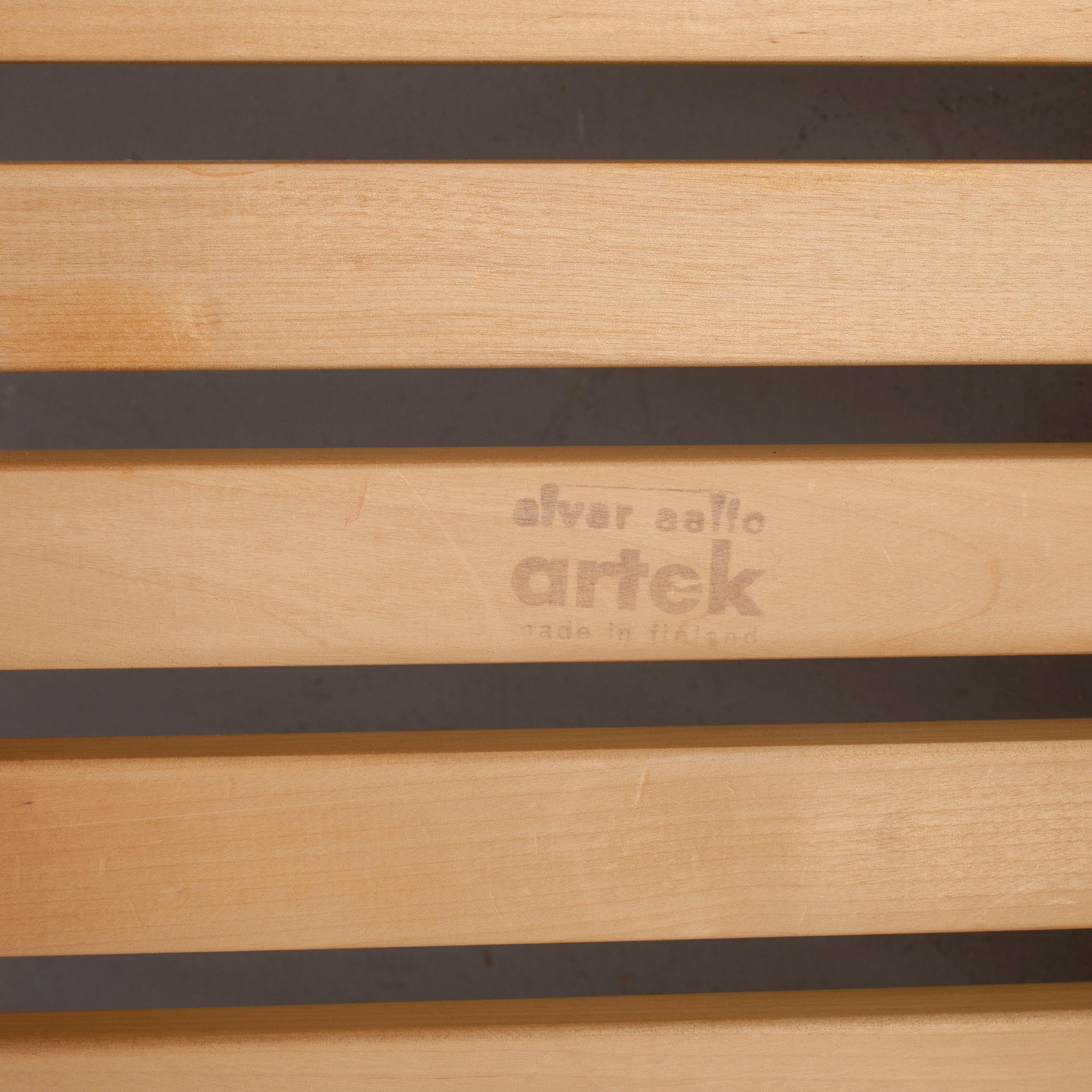 BÄNK, 153A, Alvar Aalto, Artek. Modellen formgiven 1945.